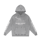 Snow Washed Loose Cotton Hoodie