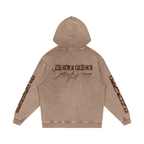 Snow Washed Loose Cotton Hoodie