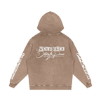 Snow Washed Loose Cotton Hoodie