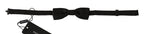 Dolce & Gabbana Black Polka Dots Silk Adjustable Neck Papillon Men Bow Tie