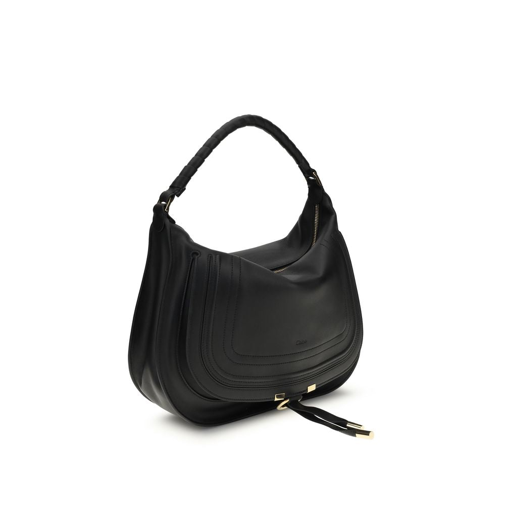 Chloé Black Calf Leather Bos Taurus Shoulder Bag