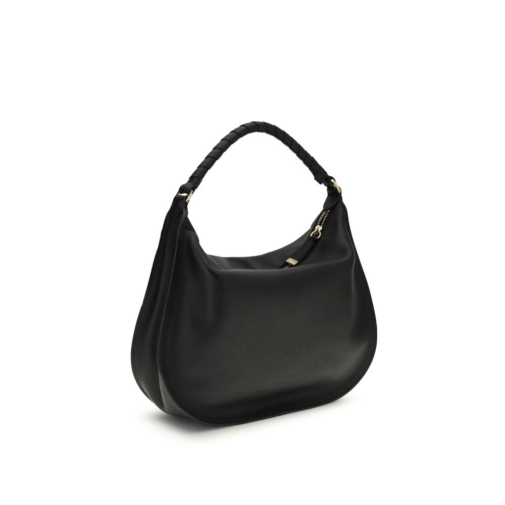 Chloé Black Calf Leather Bos Taurus Shoulder Bag