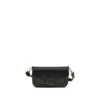 Coccinelle Black Calf Leather Bos Taurus Shoulder Bag