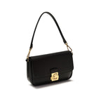Coccinelle Black Calf Leather Bos Taurus Shoulder Bag