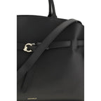 Coccinelle Black Calf Leather Bos Taurus Handbag