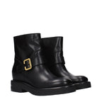 Chloé Black Leather Ankle Boots