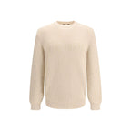 Fendi Beige Fleece Wool Sweatshirt