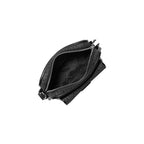 Authentic Designer Michael Kors Black Canvas Crossbody Bag