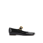 Chloé Black Calfskin Ballet Flats