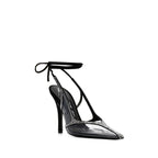 The Attico Black Pvc Platform Pumps