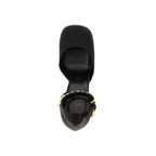 Authentic Designer Authentic Designer Versace Black Silk Platform Pumps