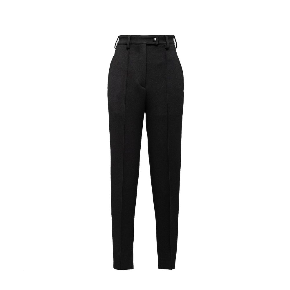 Authentic Designer Authentic Designer Prada Black Virgin Wool Casual Pants