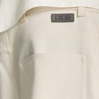 Dior White Cashmere Chino Pants