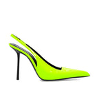 Saint Laurent Bicolor Calfskin High Heel Pumps