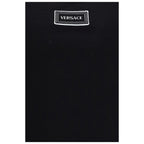 Versace Black Cotton Tank Tops