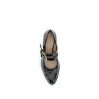 Chloé Black Calf Leather Bos Taurus Ballet Flats