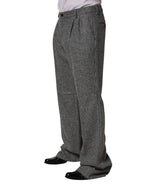 Dolce & Gabbana Gray Houndstooth Straight Dress Trouser Pants
