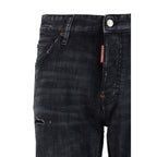 Dsquared² Black Cotton Jeans Denim