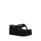 Coperni Black Polyamide Platform Sandals