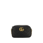 Gucci Black Calf Leather Bos Taurus Shoulder Bag