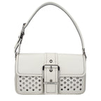 Michael Kors White Leather Shoulder Bag