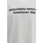 Dsquared² White Cotton T-Shirt