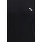 Prada Black Fleece Wool T-Shirt