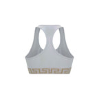 Versace White Cotton Sport Bra