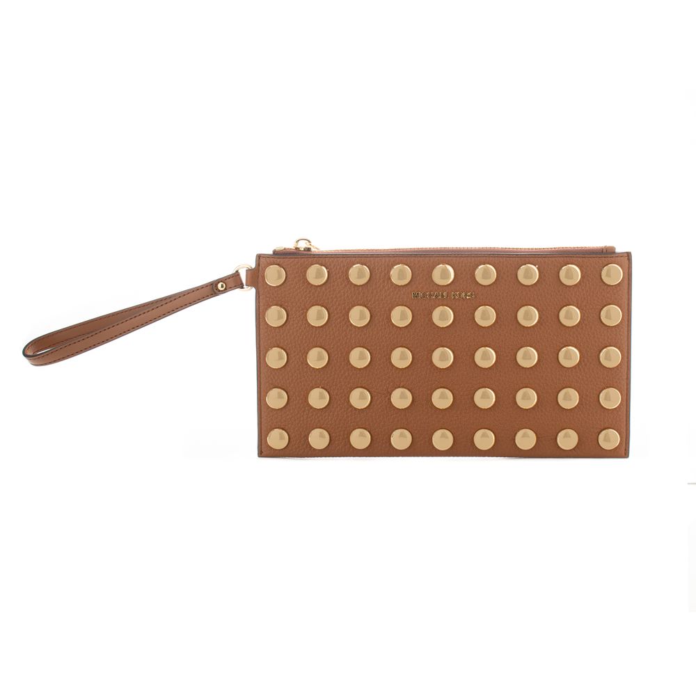 Authentic Designer Michael Kors Black Leather Clutch Bag