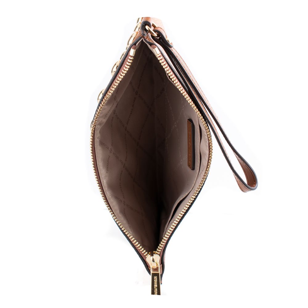 Authentic Designer Michael Kors Black Leather Clutch Bag