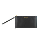 Michael Kors Black Leather Clutch Bag