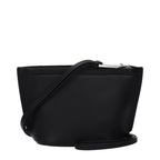 Salvatore Ferragamo Black Leather Clutch Bag