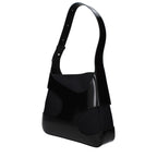 Salvatore Ferragamo Black Fabric Shoulder Bag