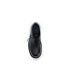 MM6 Black Calf Leather Bos Taurus Oxfords And Derbies