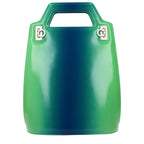 Salvatore Ferragamo Green Leather Handbag