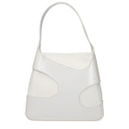 Salvatore Ferragamo White Fabric Handbag
