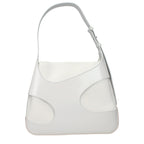 Salvatore Ferragamo White Leather Shoulder Bag