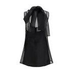 Staud Black Polyester Casual Dress