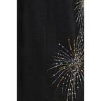 Staud Black Polyester Casual Dress