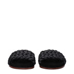 Chloé Black Leather Slippers