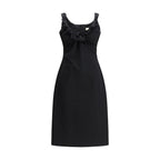 Magda Butrym Black Cotton Casual Dress