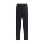 Giorgio Armani Black Cotton Casual Pants