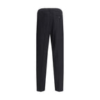 Giorgio Armani Black Cotton Casual Pants