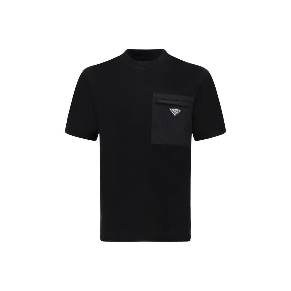 Prada Black Cotton T-Shirt