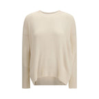 Allude Cream Cashmere Cashmere Sweater