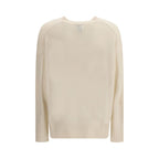 Allude Cream Cashmere Cashmere Sweater
