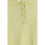 Allude Bicolor Cashmere Polo Shirt