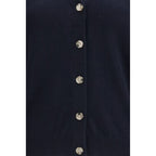 Allude Blue Cashmere Cardigan