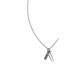 MM6 Silver Metal Necklace