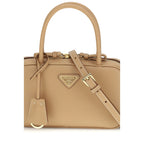 Prada Beige Calf Leather Bos Taurus Handbag